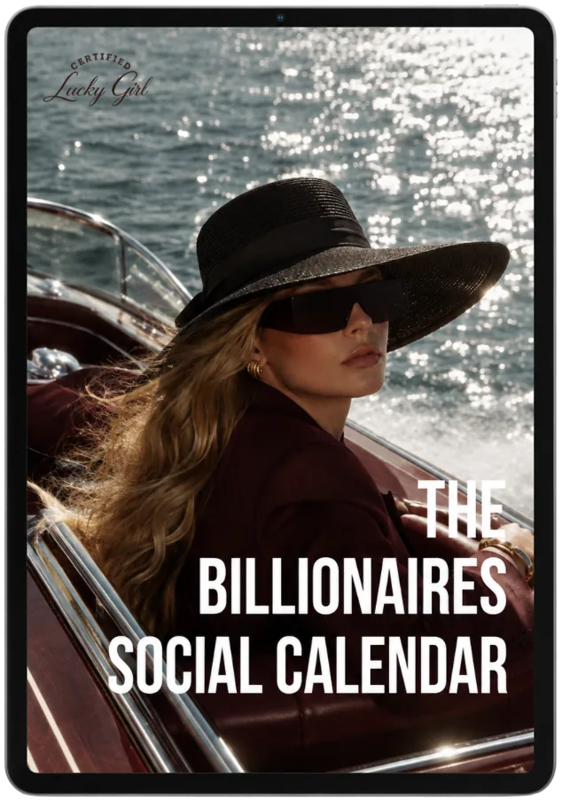 New 'The Billionaire's Social Calendar' ebook cover, cinematic photography