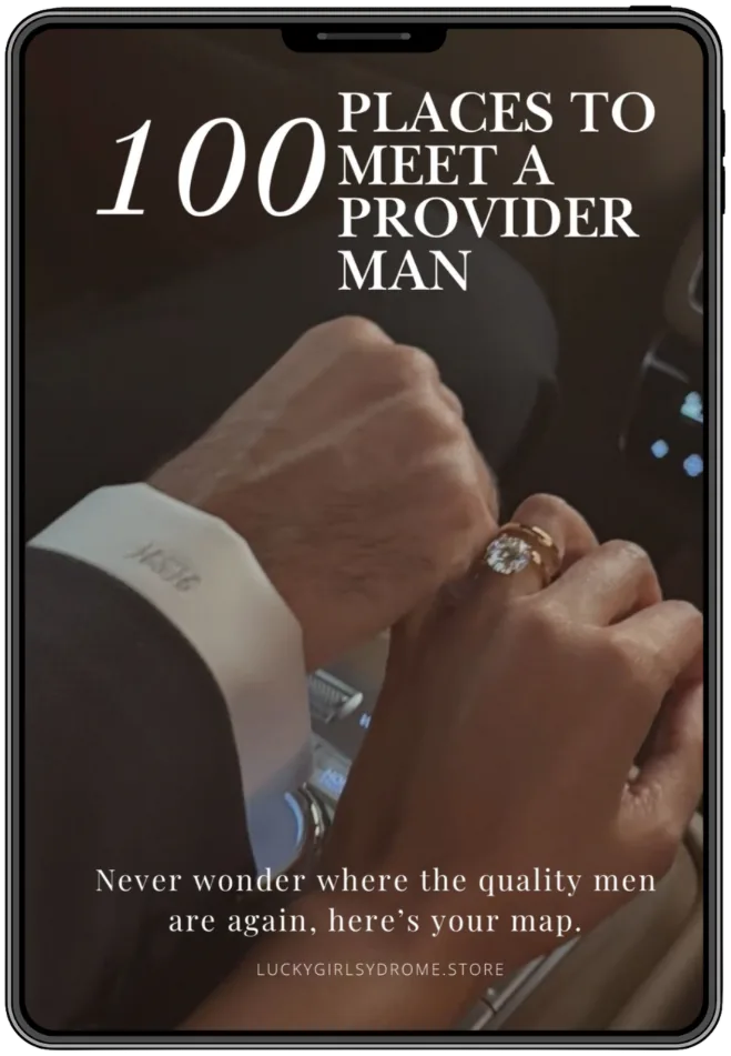 Old '100 Places To Meet A Provider Man' ebook cover